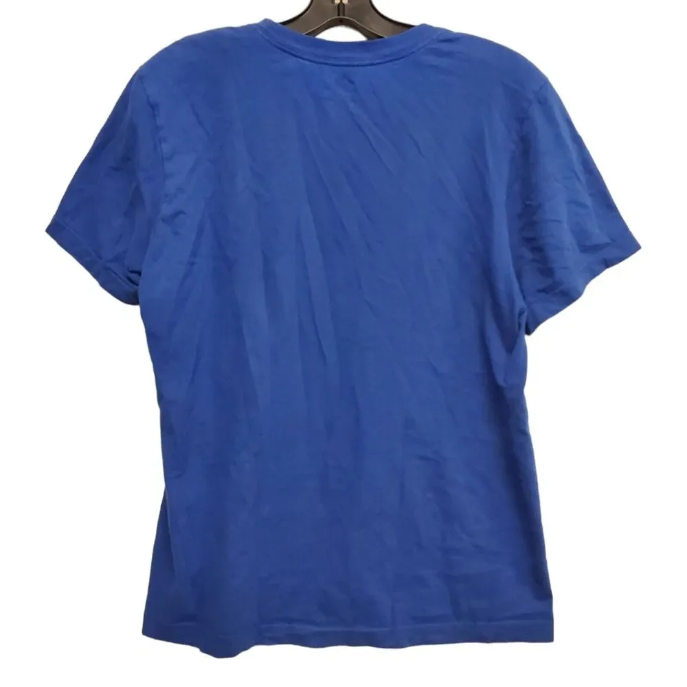 BYU COUGARS Shirt Womens Large Blue VOLLEYBALL NIKE Swoosh Athleisure College
